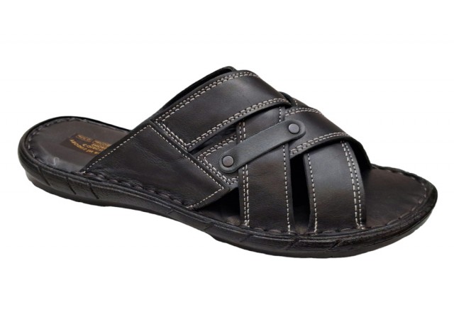 Sandale barbati casual din piele naturala - GKR73N